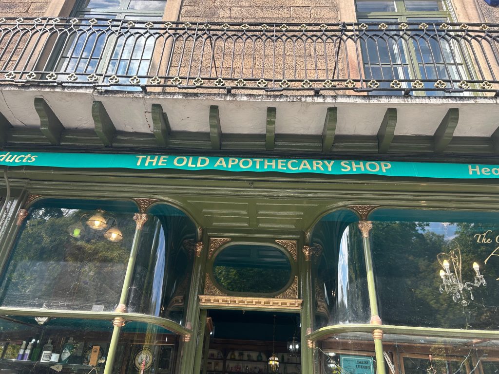 Photo of the Old Apothecary Shop In Matlock bath. 