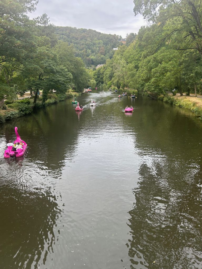 Boats on the River Derwent Matlock Bath